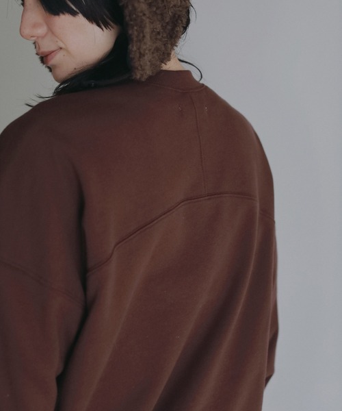 anuke（アンヌーク）の「Embroidery Over Sweat（スウェット・レディース・ネイビー/ブラウン/グレー・FREE）」の12枚目の写真