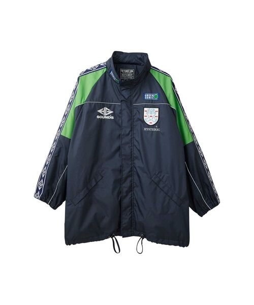 HYSTERIC GLAMOUR(ヒステリックグラマー)の「GREEN SONIC スタンドカラージャケット(ブルゾン・メンズ・ネイビー/レッド/ブラック・X-LARGE/LARGE/MEDIUM/SMALL)」の2枚目の写真