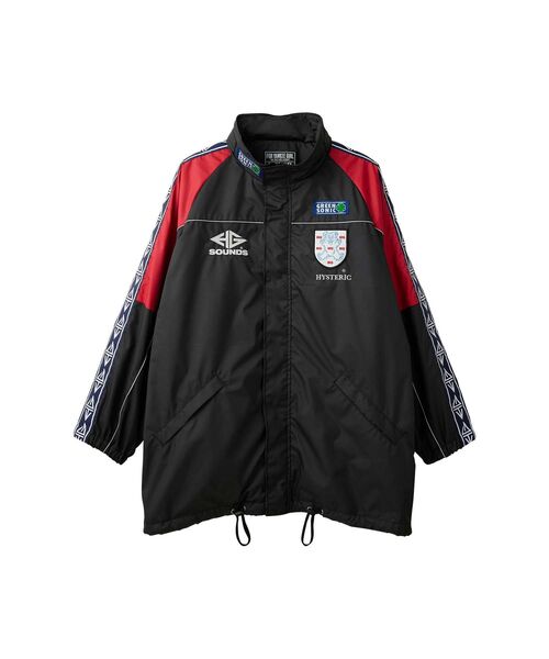 HYSTERIC GLAMOUR(ヒステリックグラマー)の「GREEN SONIC スタンドカラージャケット(ブルゾン・メンズ・ネイビー/レッド/ブラック・X-LARGE/LARGE/MEDIUM/SMALL)」の1枚目の写真