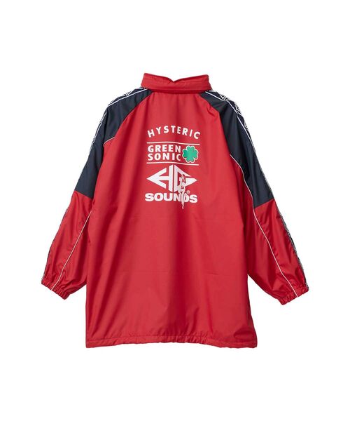 HYSTERIC GLAMOUR(ヒステリックグラマー)の「GREEN SONIC スタンドカラージャケット(ブルゾン・メンズ・ネイビー/レッド/ブラック・X-LARGE/LARGE/MEDIUM/SMALL)」の4枚目の写真
