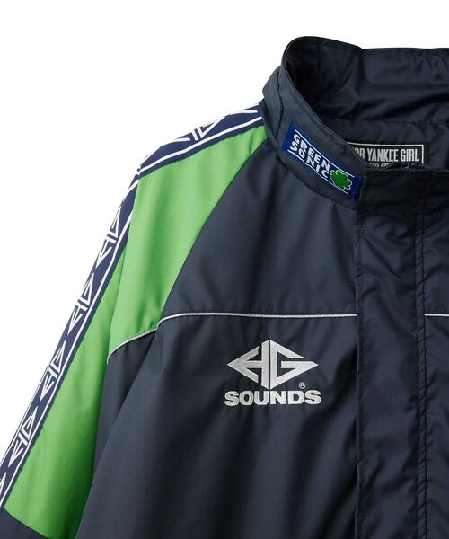 HYSTERIC GLAMOUR(ヒステリックグラマー)の「GREEN SONIC スタンドカラージャケット(ブルゾン・メンズ・ネイビー/レッド/ブラック・X-LARGE/LARGE/MEDIUM/SMALL)」の16枚目の写真