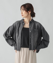 GOODデニムクロップドシャツ/797958