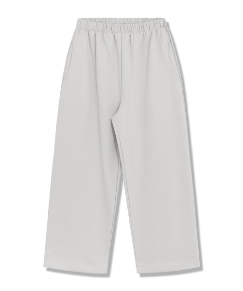 PIANER KIDS(ピアネールキッズ)の「ストリングワイドヘビースウェットパンツ(ライトベージュ)(スウェットパンツ・レディース・ライトベージュ・S(120-130cm)/M(130-140cm)/L(140-150cm)/XL(150-160㎝))」の7枚目の写真