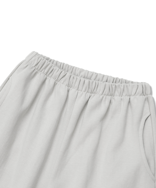 PIANER KIDS(ピアネールキッズ)の「ストリングワイドヘビースウェットパンツ(ライトベージュ)(スウェットパンツ・レディース・ライトベージュ・S(120-130cm)/M(130-140cm)/L(140-150cm)/XL(150-160㎝))」の9枚目の写真