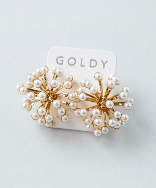 GOLDY（ゴールディ）の「シャワー パール ボリューム ピアス（ピアス（両耳用）・レディース・シルバー/ゴールド・FREE）」の11枚目の写真