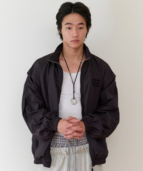 THEVINYLHOUSE(ザバイニルハウス)の「SHIRRING OVER NYLON JACKET BLACK(ナイロンジャケット・メンズ・その他・SMALL/MEDIUM/LARGE)」の7枚目の写真