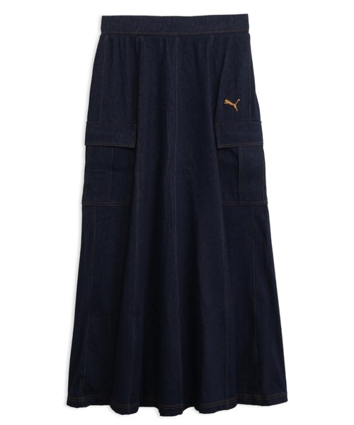PUMA プーマ　スカート　ブルー 青　ロゴ　L PUMA｜プーマのスカート（ブルー・ネイビー/青色系）通販 - ZOZOTOWN