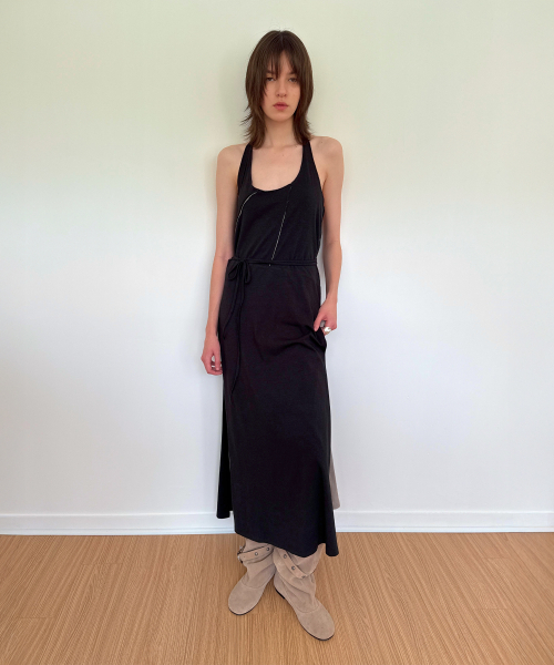 DIAGONAL(ダイアゴナル)の「TWO WAY LAYERED DRESS (black)(ワンピース・レディース・その他・FREE)」の1枚目の写真