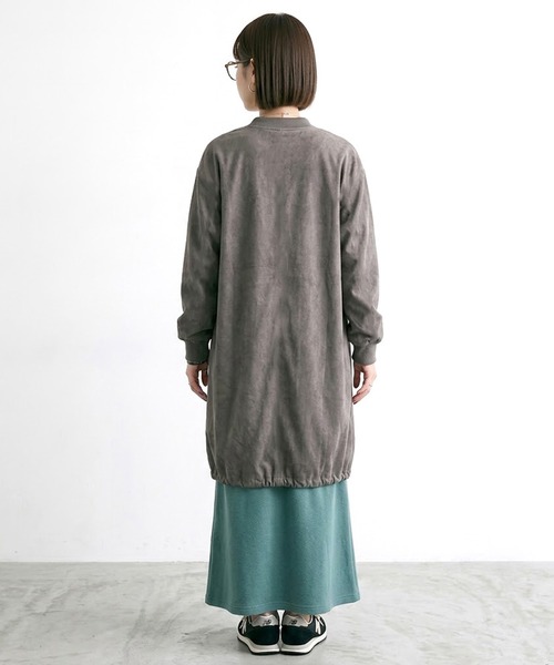 CRB（シーアールビー）の「ピーチロングMA-1（MA-1・レディース・カーキ/チャコールグレー/ブラック・F）」の14枚目の写真