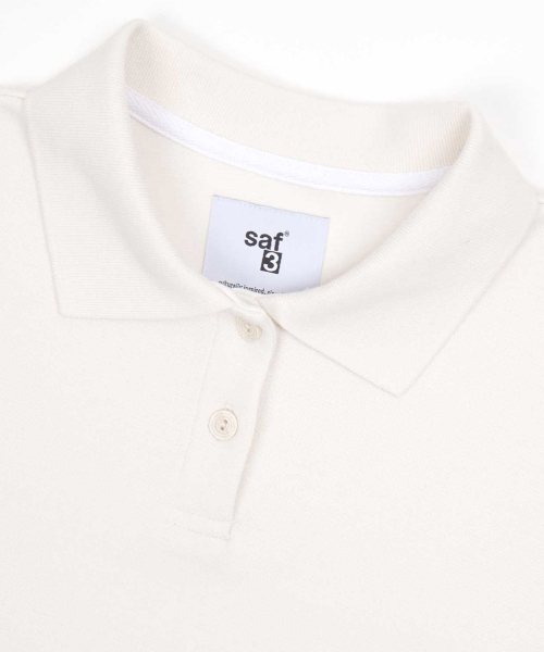 SAFARISPOT（サファリスポット）の「ローバー ロウ ピケ ロングスリーブ (クリーム/グレー)（Tシャツ/カットソー・レディース・その他・1）」の3枚目の写真