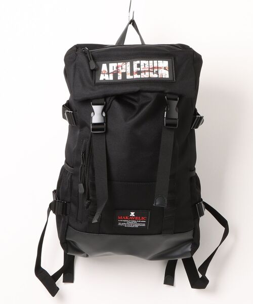 MAKAVELIC(マキャベリック)の「【NO】【MAKAVELIC】APPLEBUM X MAKAVELIC(バックパック/リュック・メンズ・ブラック・FREE)」の1枚目の写真
