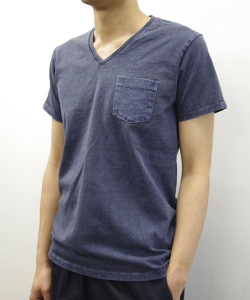 Velva Sheen(ベルバシーン)の「【オープンメルマガ掲載商品】Velva Sheen ベルバシーン ZOZO別注 1パック Vネック Tシャツ (Tシャツ/カットソー・メンズ・カーキ/ブラック/ホワイト/ネイビー・MEDIUM/SMALL/LARGE)」の4枚目の写真