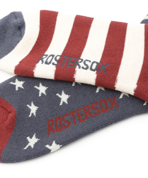 SHIPS JET BLUE（シップスジェットブルー）の「ROSTER SOX: 【USA OLD】 ソックス（ソックス/靴下・メンズ・ネイビー/ダークブルー/レッド・ONE SIZE）」の7枚目の写真