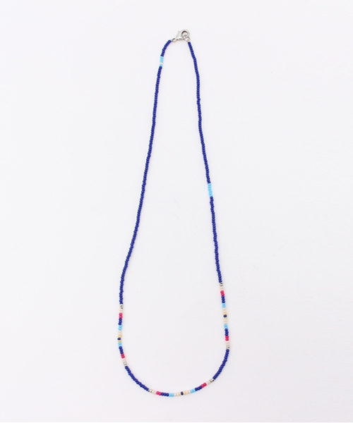 WEGO（ウィゴー）の「WEGO/ショートビーズネックレス（ネックレス・メンズ・ブラック/レッド/ホワイト/ブルー/ターコイズブルー・FREE）」の4枚目の写真