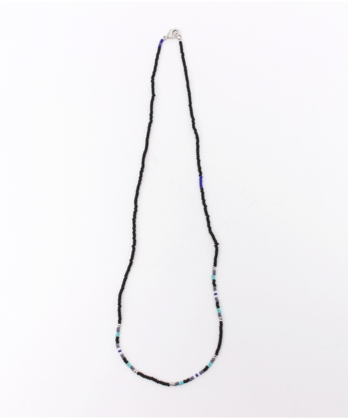 WEGO（ウィゴー）の「WEGO/ショートビーズネックレス（ネックレス・メンズ・ブラック/レッド/ホワイト/ブルー/ターコイズブルー・FREE）」の3枚目の写真