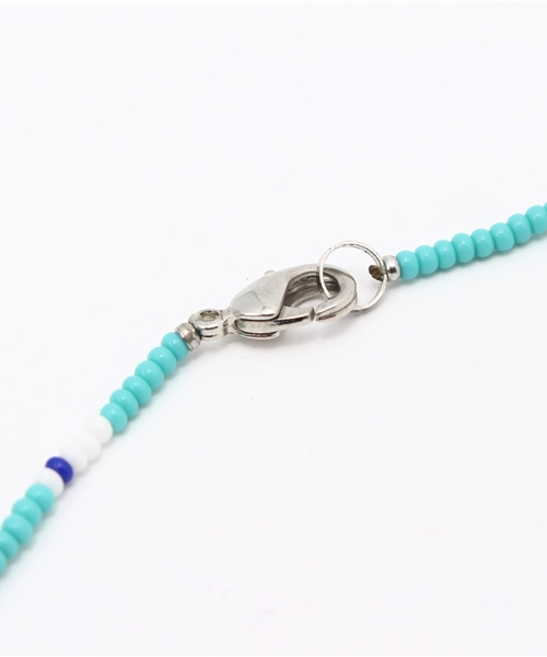 WEGO（ウィゴー）の「WEGO/ショートビーズネックレス（ネックレス・メンズ・ブラック/レッド/ホワイト/ブルー/ターコイズブルー・FREE）」の6枚目の写真