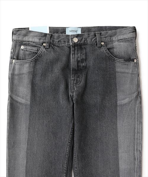 ADAM ET ROPE'（アダムエロペ）の「【SERGE】SLIM SUN BURN BLACK（デニムパンツ・メンズ・ブラック・MEDIUM/SMALL/LARGE/X-SMALL/X-LARGE）」の3枚目の写真