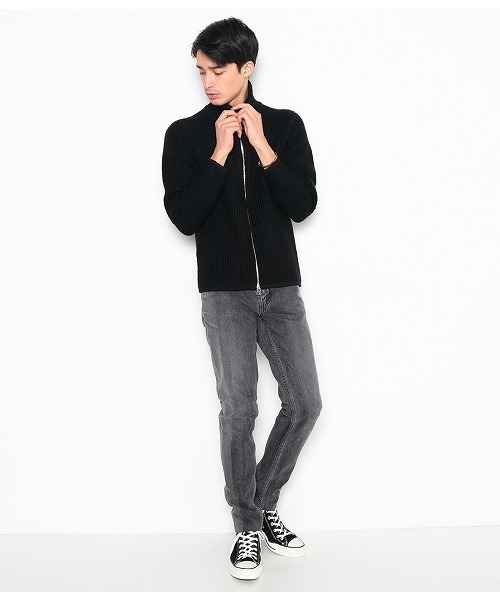 ADAM ET ROPE'（アダムエロペ）の「【SERGE】SLIM SUN BURN BLACK（デニムパンツ・メンズ・ブラック・MEDIUM/SMALL/LARGE/X-SMALL/X-LARGE）」の9枚目の写真