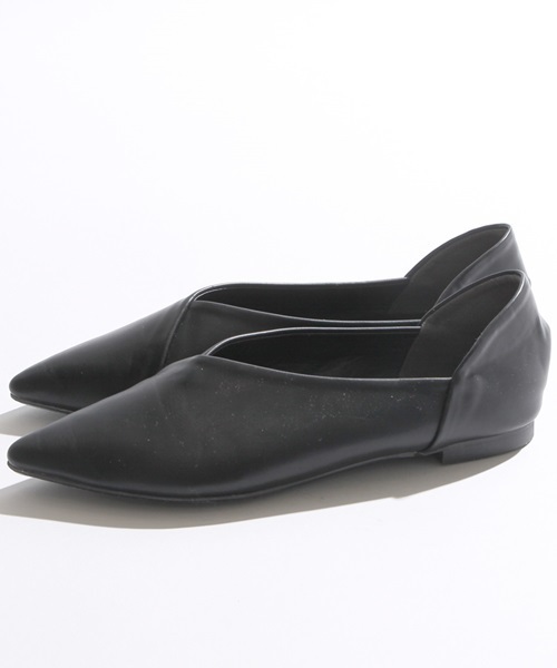 WEGO（ウィゴー）の「DISPARK/ポインテッドバブーシュ（バレエシューズ・レディース・ブラック/カーキ/ブラウン/ターコイズブルー・LARGE/MEDIUM）」の5枚目の写真