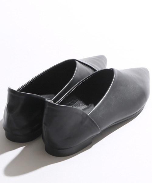 WEGO（ウィゴー）の「DISPARK/ポインテッドバブーシュ（バレエシューズ・レディース・ブラック/カーキ/ブラウン/ターコイズブルー・LARGE/MEDIUM）」の6枚目の写真