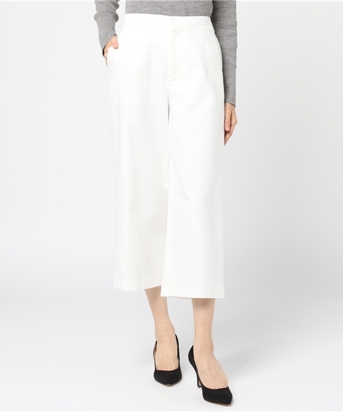 22 OCTOBRE（ヴァンドゥ－オクトーブル）の「クロップドセミワイドパンツ（その他パンツ・レディース・グレー/ネイビー/ホワイト・36/38/40）」の14枚目の写真