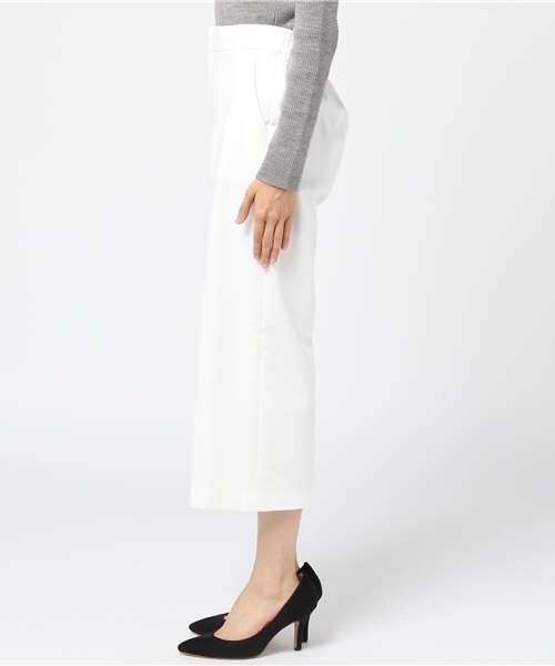 22 OCTOBRE（ヴァンドゥ－オクトーブル）の「クロップドセミワイドパンツ（その他パンツ・レディース・グレー/ネイビー/ホワイト・36/38/40）」の5枚目の写真