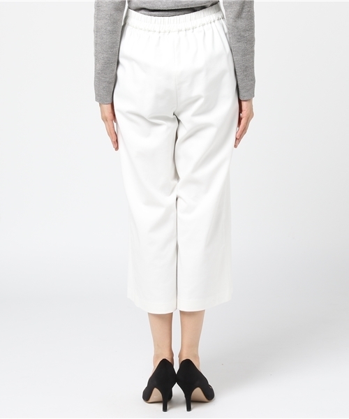 22 OCTOBRE（ヴァンドゥ－オクトーブル）の「クロップドセミワイドパンツ（その他パンツ・レディース・グレー/ネイビー/ホワイト・36/38/40）」の6枚目の写真