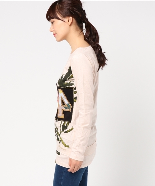 Desigual（デシグアル）の「「Desigual/デシグアル」Tシャツ（Tシャツ/カットソー・レディース・ホワイト系その他/ブルー・X-LARGE/MEDIUM/SMALL/LARGE）」の10枚目の写真
