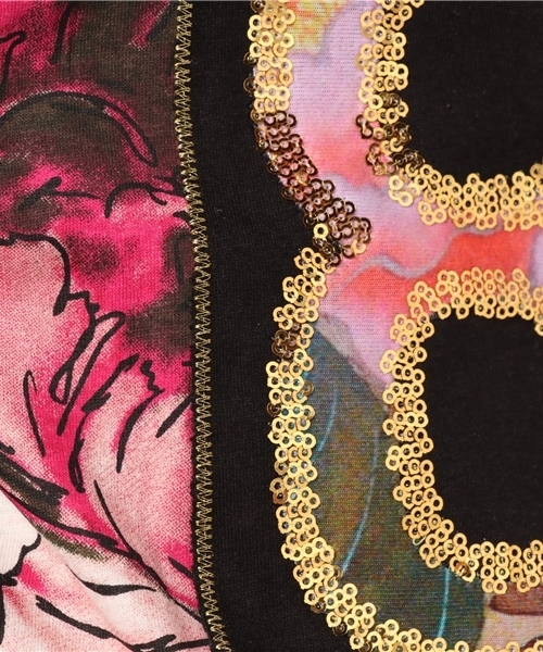 Desigual（デシグアル）の「「Desigual/デシグアル」Tシャツ（Tシャツ/カットソー・レディース・ホワイト系その他/ブルー・X-LARGE/MEDIUM/SMALL/LARGE）」の8枚目の写真