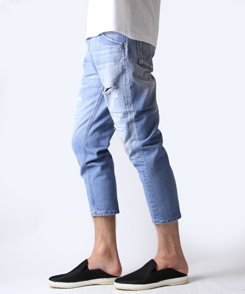 Wrangler（ラングラー）の「wrangler UNCLE CRASH DENIM（デニムパンツ・メンズ・サックスブルー・L/M）」の9枚目の写真