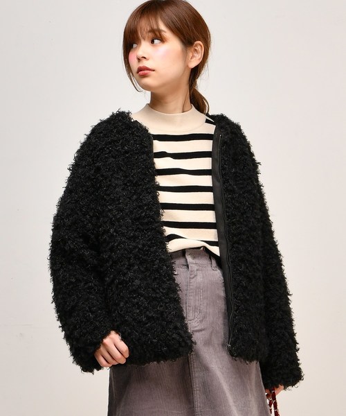 natural couture（ナチュラルクチュール）の「プードルフェイクファー 