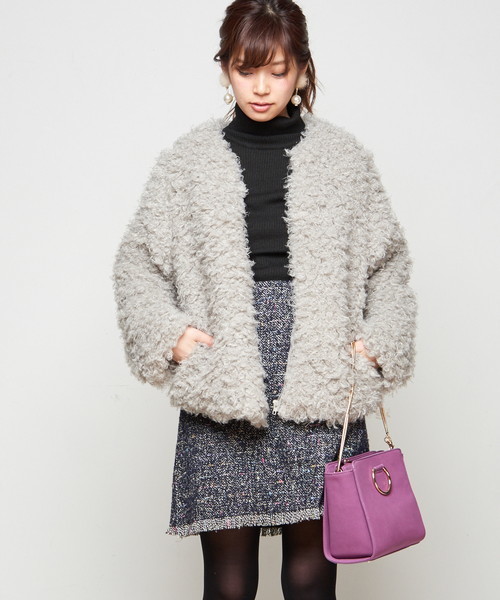 natural couture（ナチュラルクチュール）の「プードルフェイクファー 