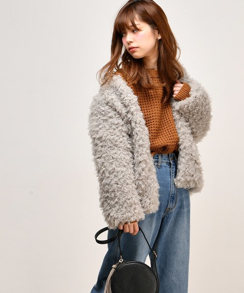 natural couture（ナチュラルクチュール）の「プードルフェイクファー 