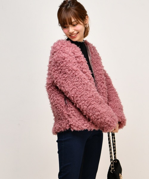 natural couture（ナチュラルクチュール）の「プードルフェイクファー 