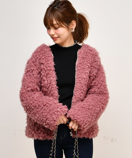 natural couture（ナチュラルクチュール）の「プードルフェイクファー 