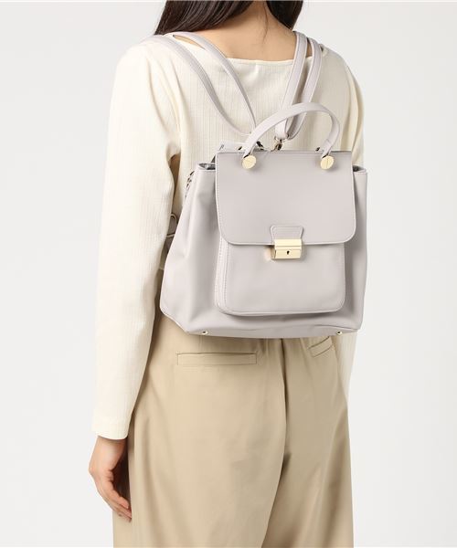 Heather（ヘザー）の「PU3WAYリュック 774692（バックパック/リュック・レディース・ブラック系その他/グレー系その他/ブラウン系その他・FREE）」の10枚目の写真