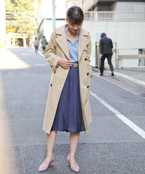 laboratory work(ラボラトリーワーク)の「ベーシックトレンチコート(トレンチコート・レディース・ベージュ・MEDIUM/LARGE)」の11枚目の写真