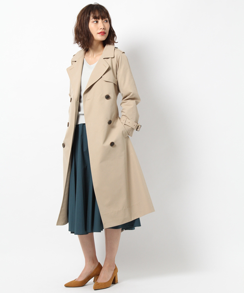 laboratory work(ラボラトリーワーク)の「ベーシックトレンチコート(トレンチコート・レディース・ベージュ・MEDIUM/LARGE)」の12枚目の写真