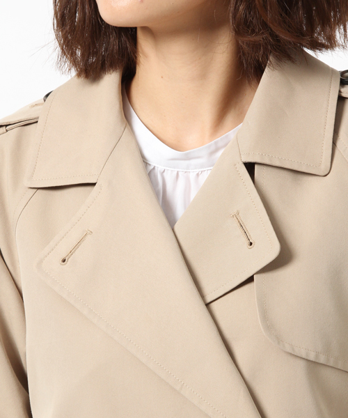 laboratory work(ラボラトリーワーク)の「ベーシックトレンチコート(トレンチコート・レディース・ベージュ・MEDIUM/LARGE)」の6枚目の写真