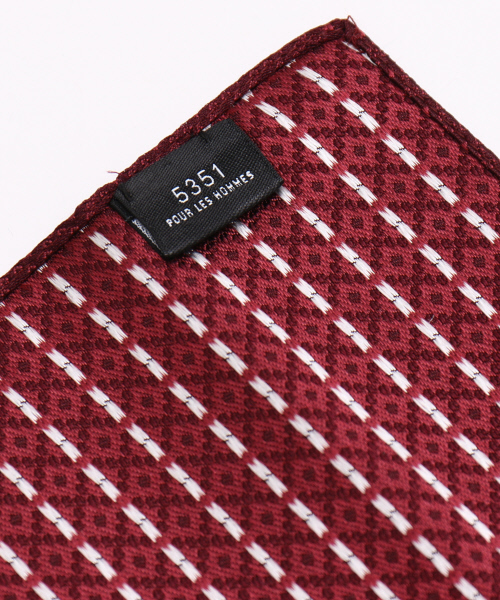 5351 POUR LES HOMMES（ゴーサンゴーイチプールオム）の「スモールドビータイ（ネクタイ・メンズ・ボルドー/ブルー/ブラック・フリー）」の9枚目の写真