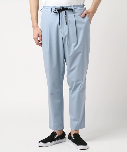 【美品TFW49】SOFT EASY TUCK PANTS サイズ3 ブルー TFW49（ティーエフダブリュー）の「SOFT EASY TUCK PANTS