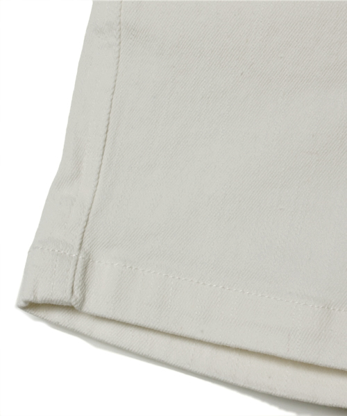 green label relaxing（グリーンレーベルリラクシング）の「ホワイトデニム ショートパンツ（その他パンツ・キッズ・ホワイト・S/105/M/115/L/125/XL/135）」の5枚目の写真