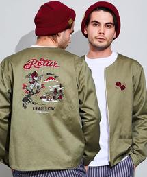 ROTAR スカジャン ROTAR（ローター）の「No collar Souvenir jacket ノーカラー