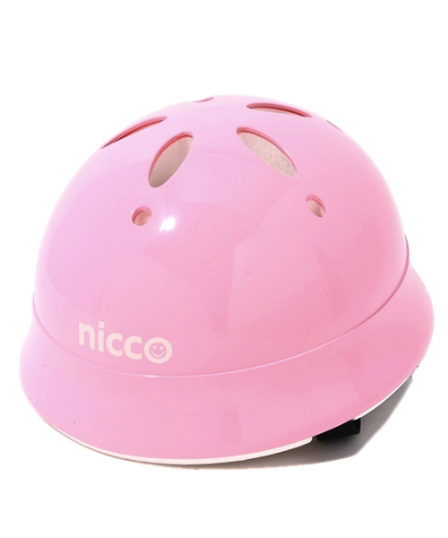 こども ビームス（コドモビームス）の「nicco × こども ビームス / 別注 ベビー ヘルメット（スポーツグッズ・キッズ・ブラウン/ピンク/レッド系その他/イエロー/グリーン系その他/インディゴブルー・46-50cm/47-52cm）」の5枚目の写真