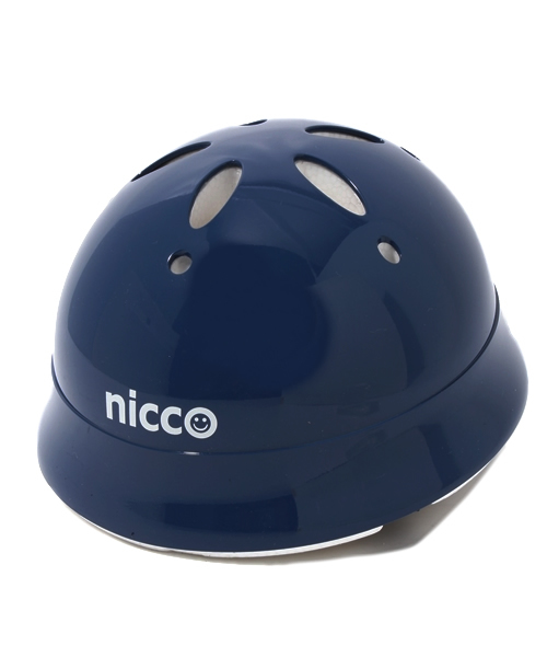 こども ビームス（コドモビームス）の「nicco × こども ビームス / 別注 ベビー ヘルメット（スポーツグッズ・キッズ・ブラウン/ピンク/レッド系その他/イエロー/グリーン系その他/インディゴブルー・46-50cm/47-52cm）」の3枚目の写真