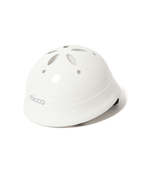 こども ビームス（コドモビームス）の「nicco × こども ビームス / 別注 ベビー ヘルメット（スポーツグッズ・キッズ・ブラウン/ピンク/レッド系その他/イエロー/グリーン系その他/インディゴブルー・46-50cm/47-52cm）」の7枚目の写真