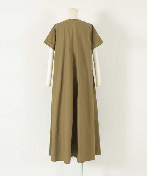 titivate（ティティベイト）の「ﾌﾚｱﾏｷｼﾜﾝﾋﾟｰｽ（ワンピース・レディース・ブラック/カーキ/ライトブラウン/ブルーグレー/グレイッシュベージュ・S/M/L）」の8枚目の写真