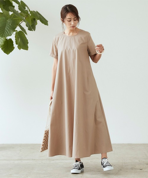 titivate（ティティベイト）の「ﾌﾚｱﾏｷｼﾜﾝﾋﾟｰｽ（ワンピース・レディース・ブラック/カーキ/ライトブラウン/ブルーグレー/グレイッシュベージュ・S/M/L）」の17枚目の写真