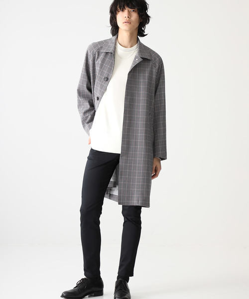 STUDIOUS(ステュディオス)の「【STUDIOUS】クレリックライナーステンカラーコート(ステンカラーコート・メンズ・ダークグレー/ブルー/マルチ/ベージュ・2/1/3)」の20枚目の写真