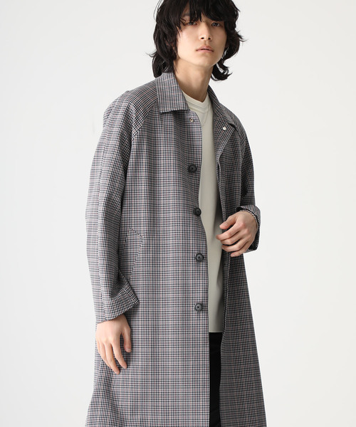 STUDIOUS(ステュディオス)の「【STUDIOUS】クレリックライナーステンカラーコート(ステンカラーコート・メンズ・ダークグレー/ブルー/マルチ/ベージュ・2/1/3)」の9枚目の写真